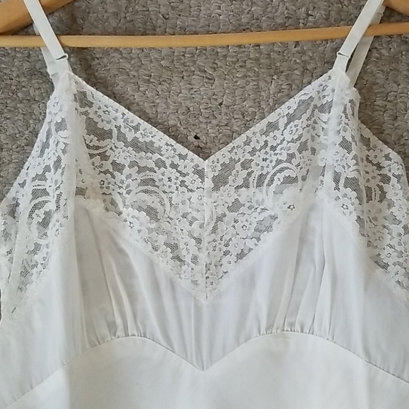 1940s Fischer Heavenly Lingerie Full Slip Negligee - Picture 3 of 6